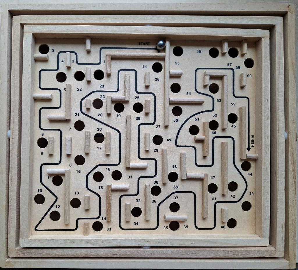 Labyrinth spel, Ophalen of Verzenden, Zo goed als nieuw