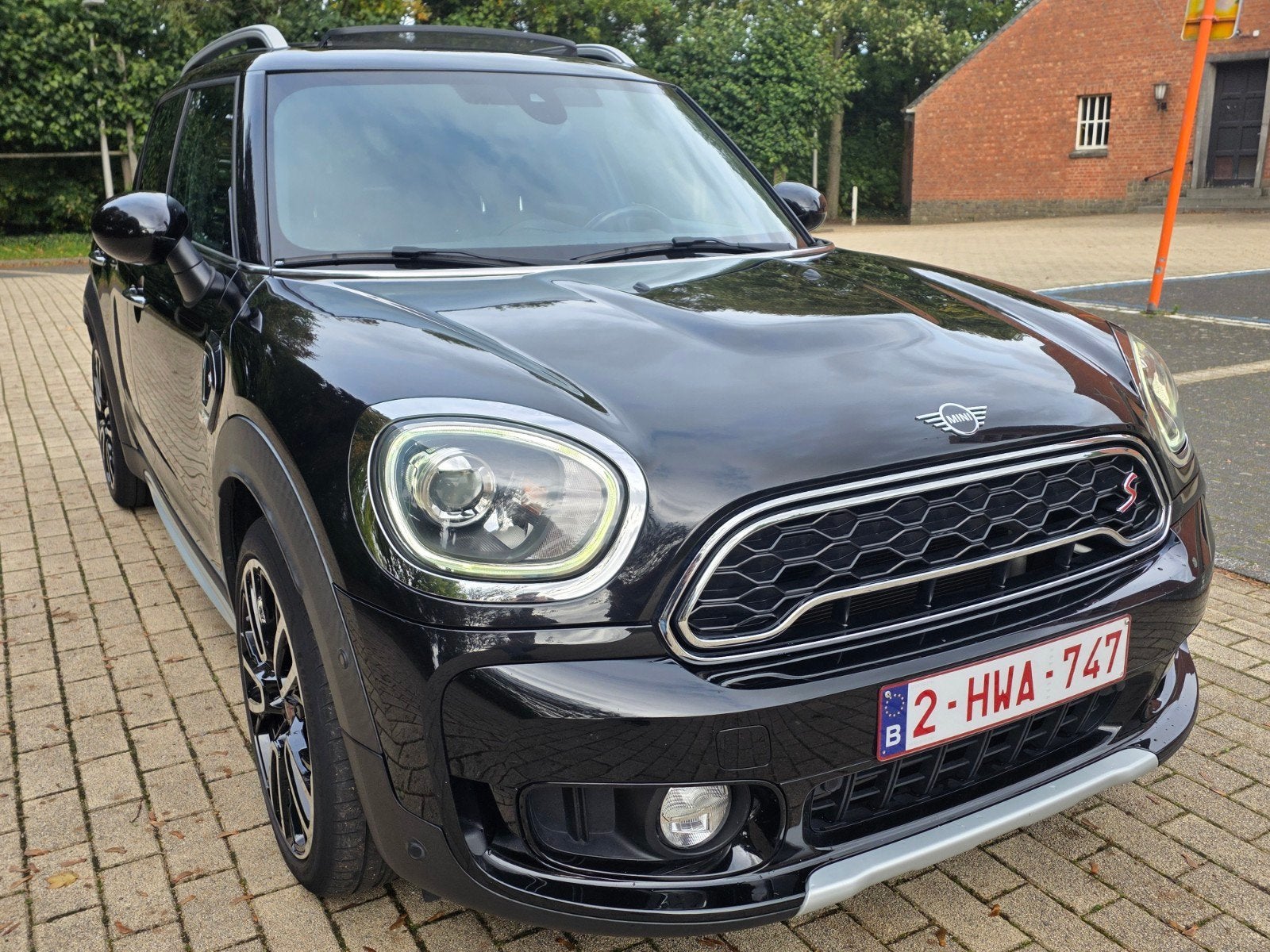 Mini Cooper Countryman S Panorama Leder Led Harman Kardon, Auto's, Countryman, Verwarmde buitenspiegels, Zwart, Leder