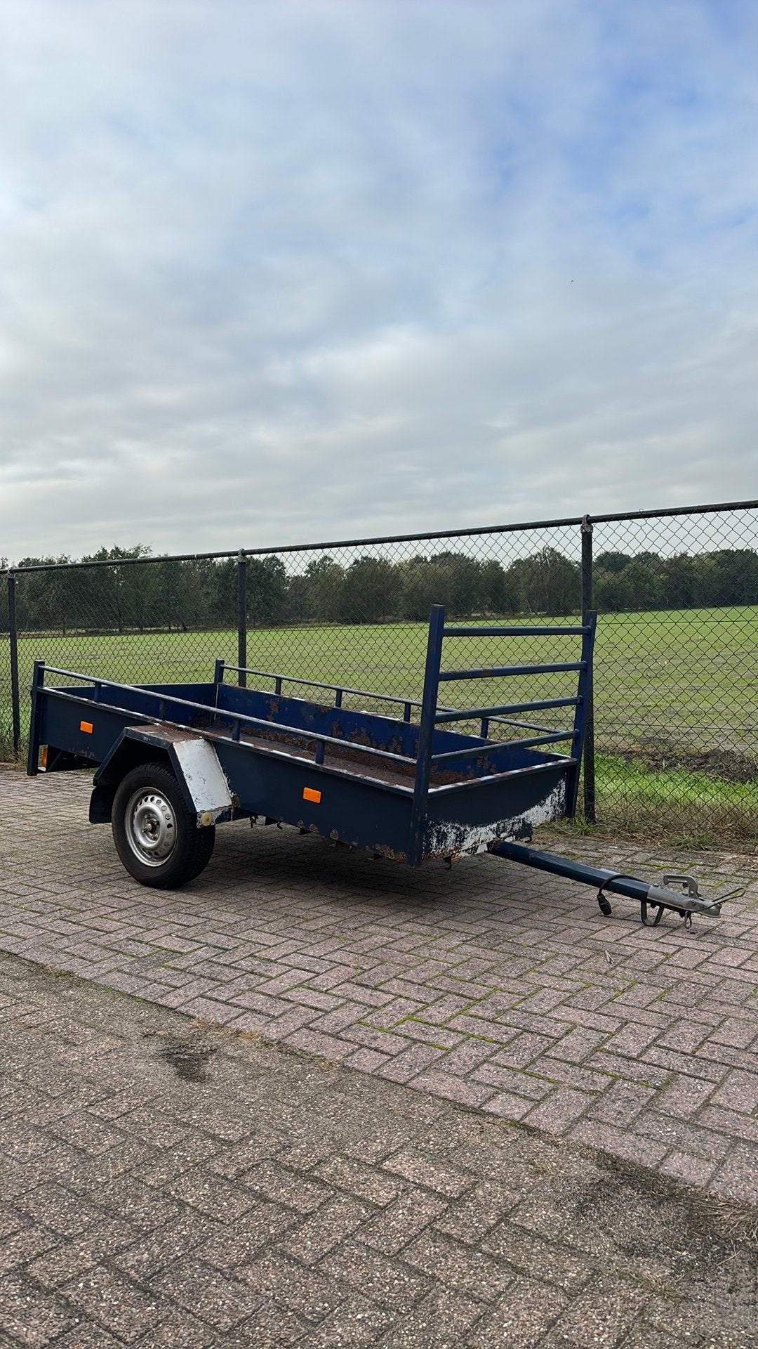 Stalen aanhangwagen 2500x1250, Auto diversen, Ophalen, Gebruikt