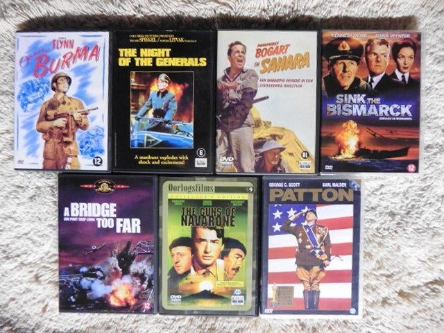 Oorlogsklassiekers DVD Pakket (7 TOPfilms) €15, CD & DVD, DVD | Classiques, Comme neuf, Action et Aventure, 1960 à 1980, À partir de 12 ans