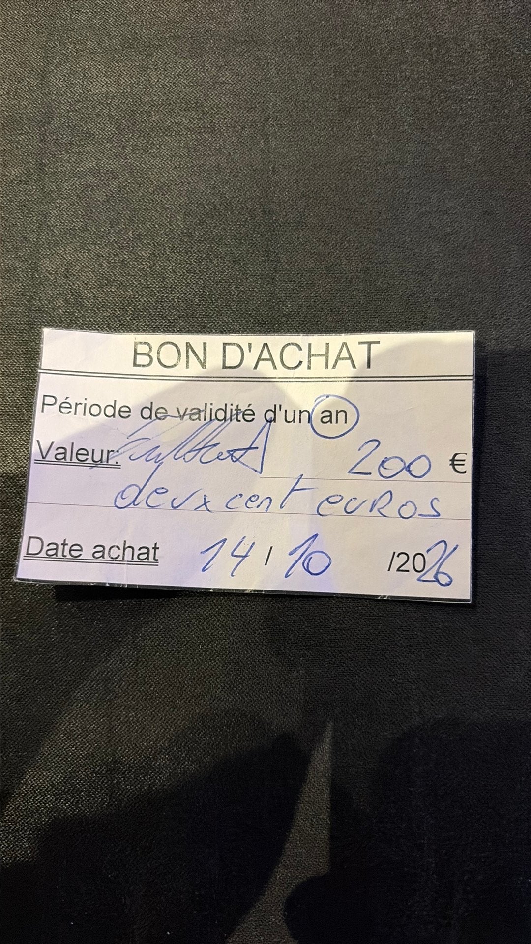 Bon d’achat AUTO DUQUESNE, Autos : Pièces & Accessoires, Enlèvement, Neuf, Autres marques automobiles