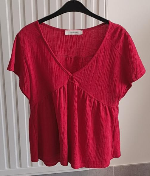 Blouse rose fushia, Taille 38/40 (M), Enlèvement ou Envoi, Rose, Promod