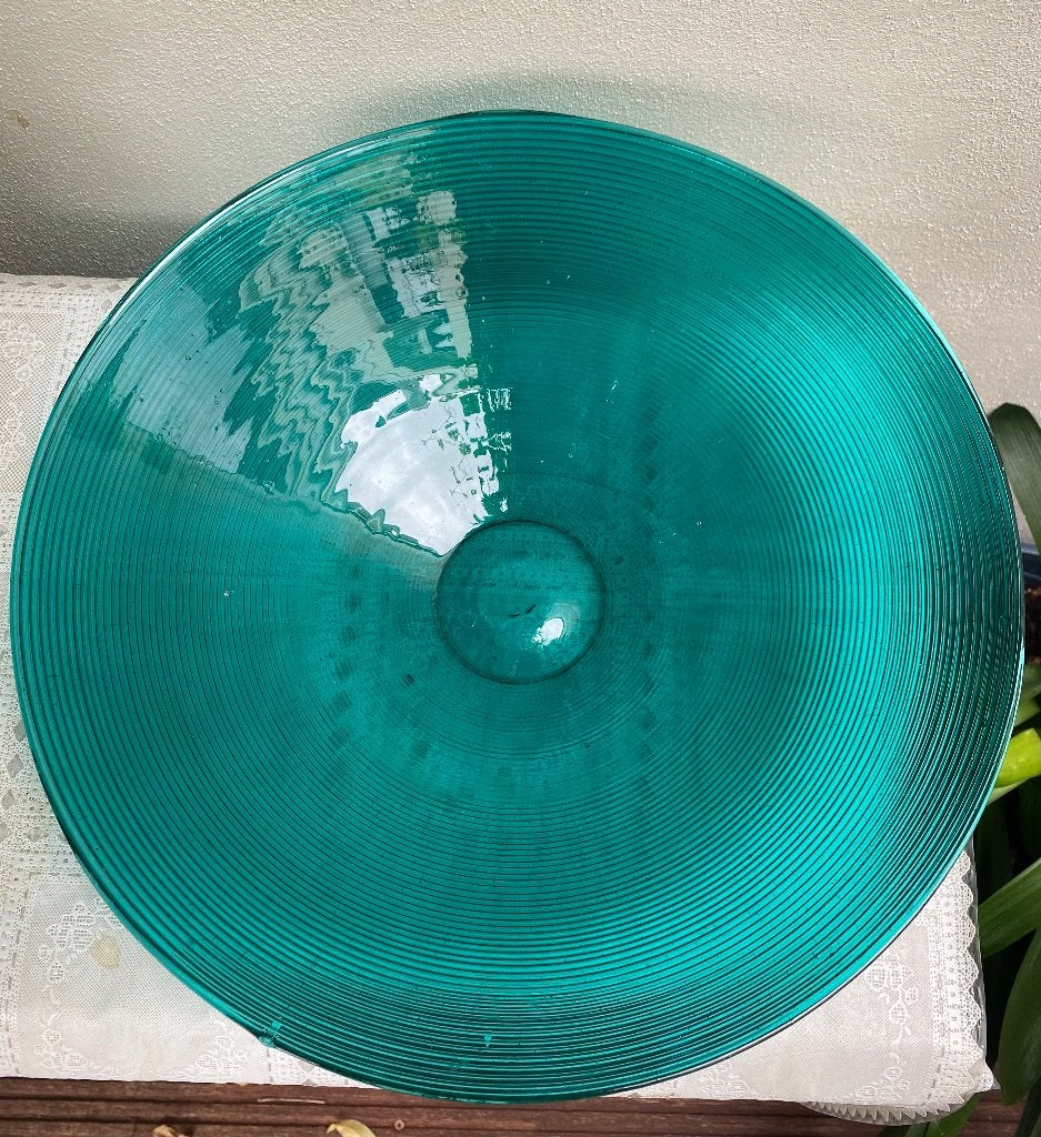 Vase/vasque décoratif en verre, Convient pour fleurs séchées, 10 cm, Comme neuf, Verre