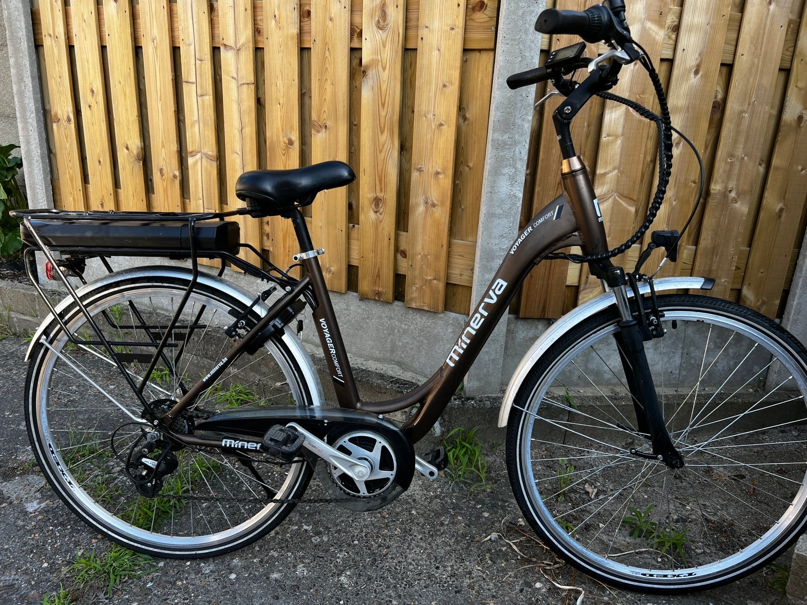 Elektrische fiets Middenmotor Minerva 28 inch nieuwe accu, Fietsen en Brommers, Elektrische fietsen, Zo goed als nieuw, 51 tot 55 cm