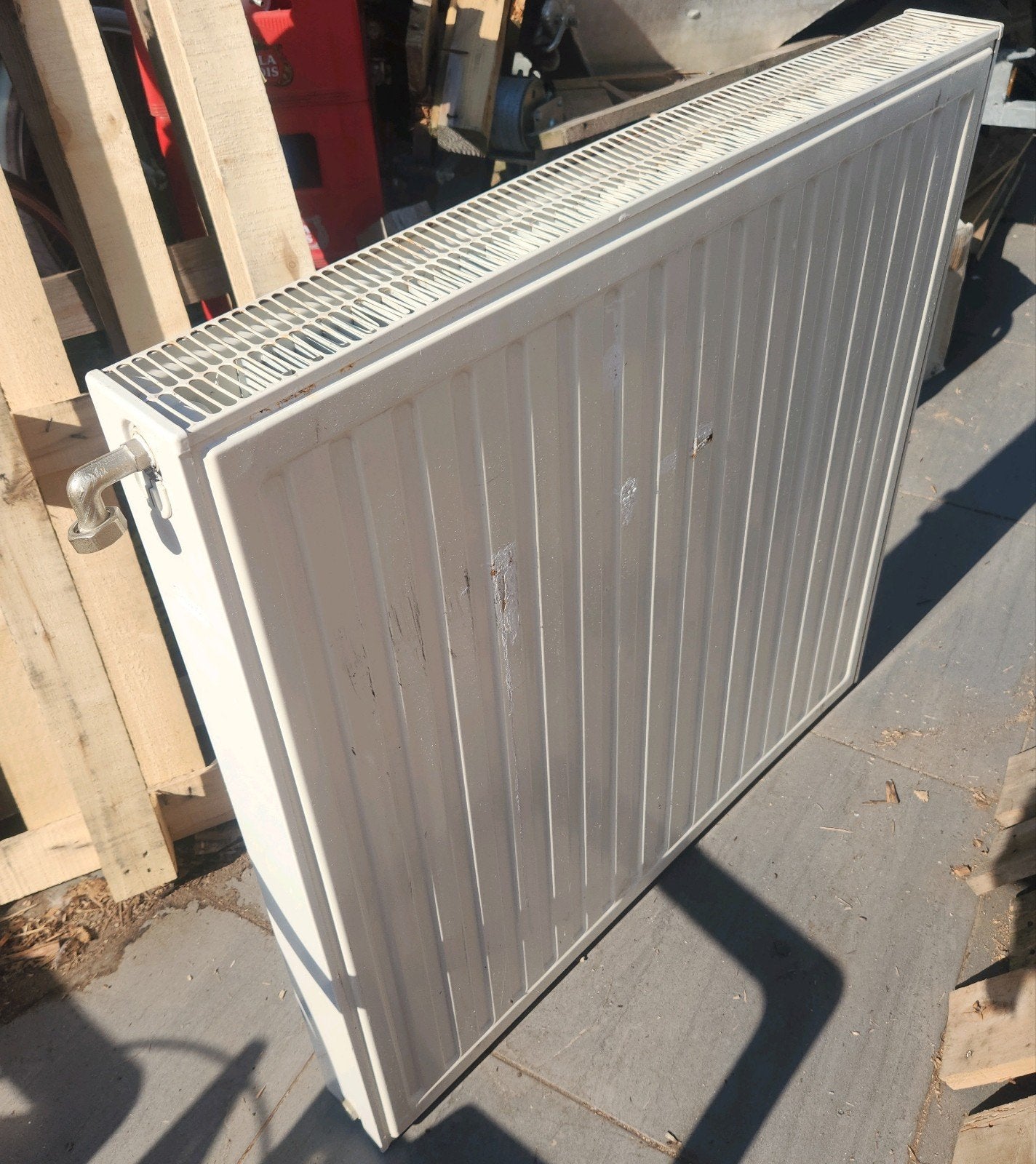 Paneelradiator verwarming staal in zeer goede staat, Doe-het-zelf en Bouw, Verwarming en Radiatoren, Ophalen