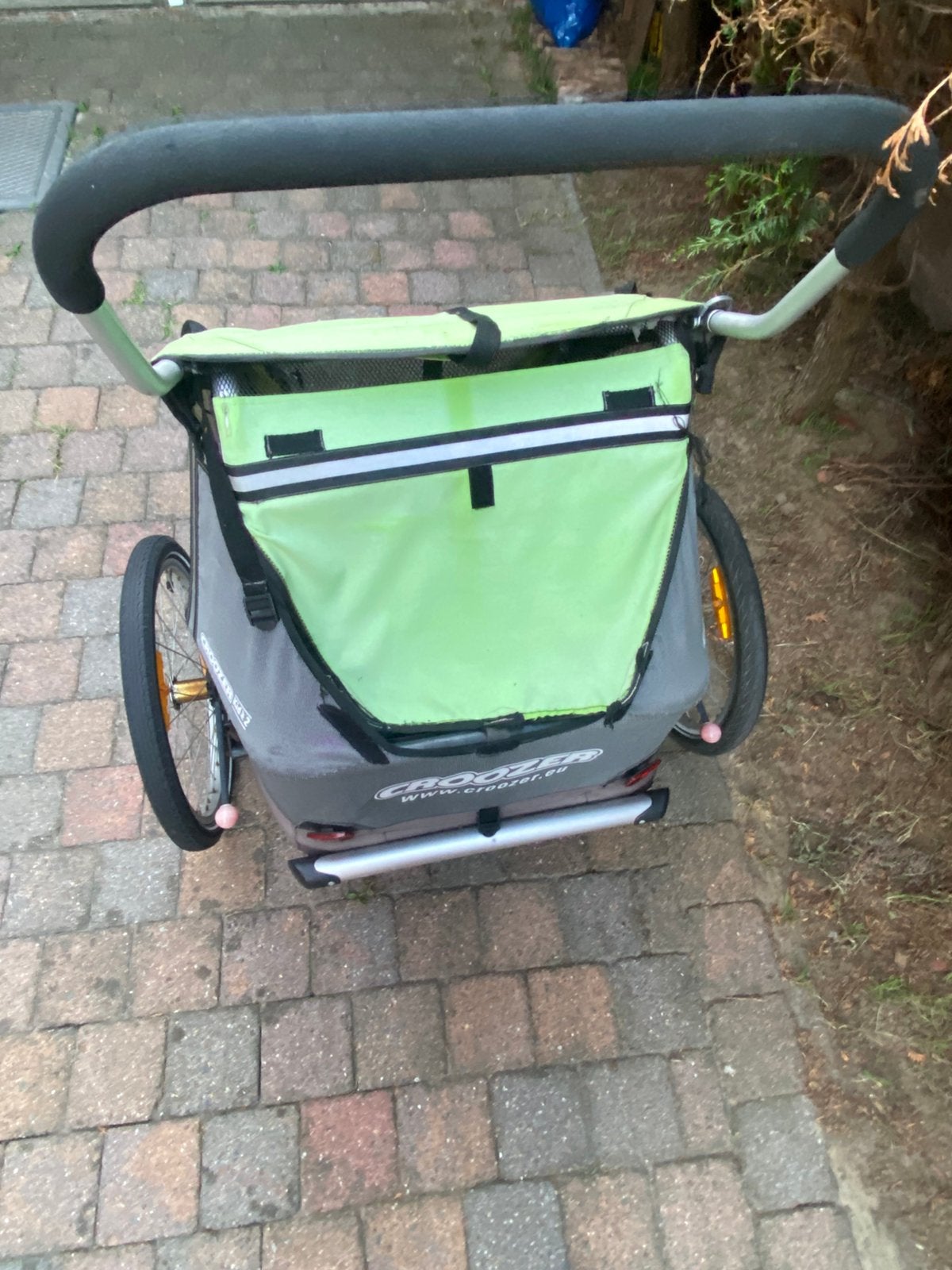 Fietscar  Croozer voor 2 kids, Fietsen en Brommers, Ophalen, Gebruikt, Minder dan 20 kg, Opvouwbaar