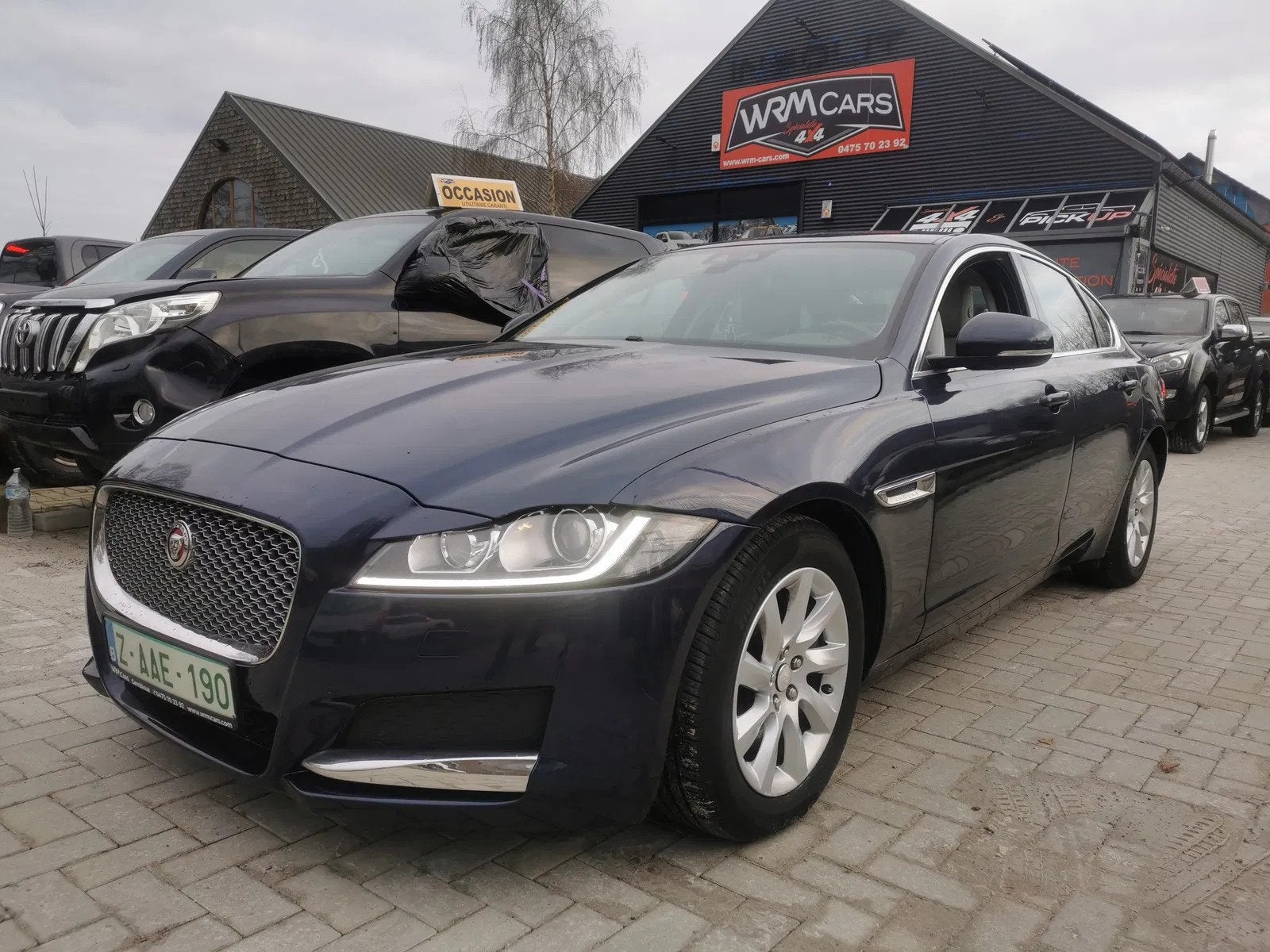 Jaguar X-Type (bj 2015, automaat), Auto's, Automaat, Gebruikt, 4 cilinders, Blauw