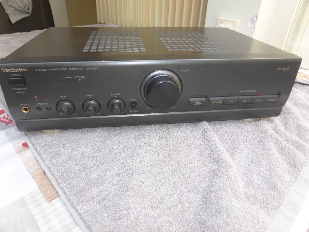 versterker technics SU-V620 in goede werking en staat, Ophalen, Gebruikt, 120 watt of meer