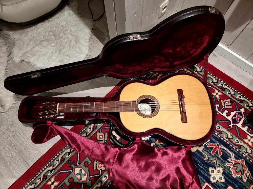 Klassieke gitaar CANDELA nr142 Palosanto, Enlèvement, Comme neuf, Guitare classique ou espagnole, Avec valise
