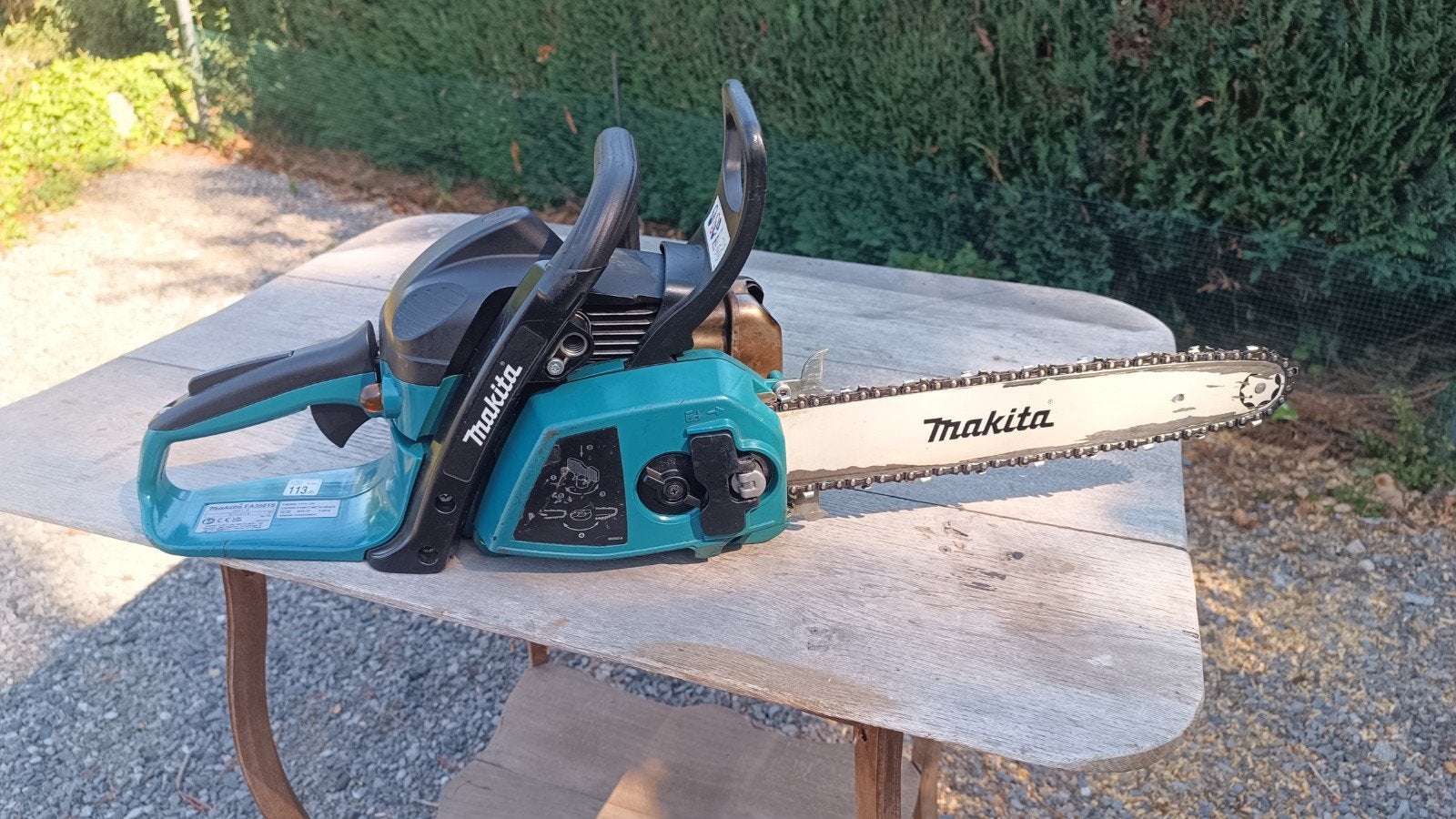 av tronçonneuse Makita, Jardin & Terrasse, Taille-haies, Enlèvement, Comme neuf, Essence, Makita