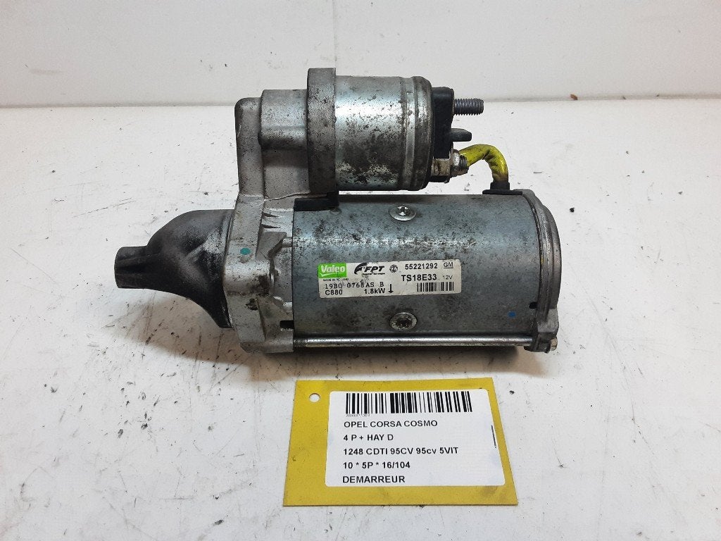 DÉMARREUR Opel Corsa D (01-2006/12-2014) (55221292), Utilisé, Rue de l'Espoir 34 34
4030  GRIVEGNÉE, BE, Info@Collignon.be, Opel