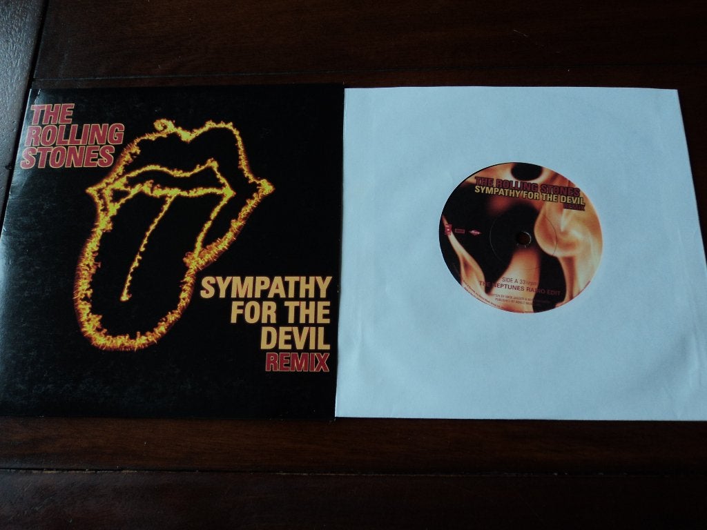 Rolling Stones : Sympathie pour le diable., Rock psychédélique, Enlèvement ou Envoi, Housse de protection extérieure, 7 inch