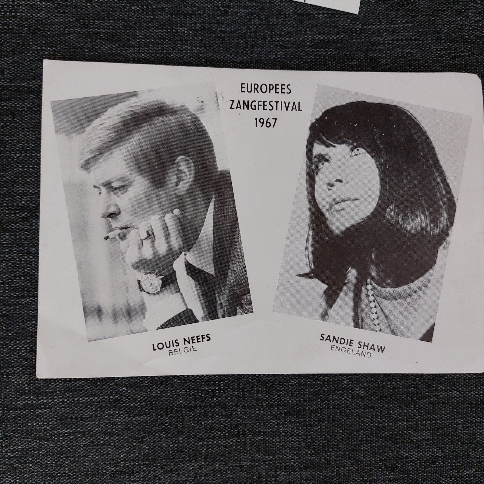fotokaart Songfestival 1967, Ophalen of Verzenden