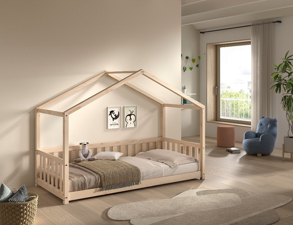 DALLAS HUISBED MET HEKJE. NIEUW!, Ophalen, 85 tot 100 cm, Nieuw, Lattenbodem