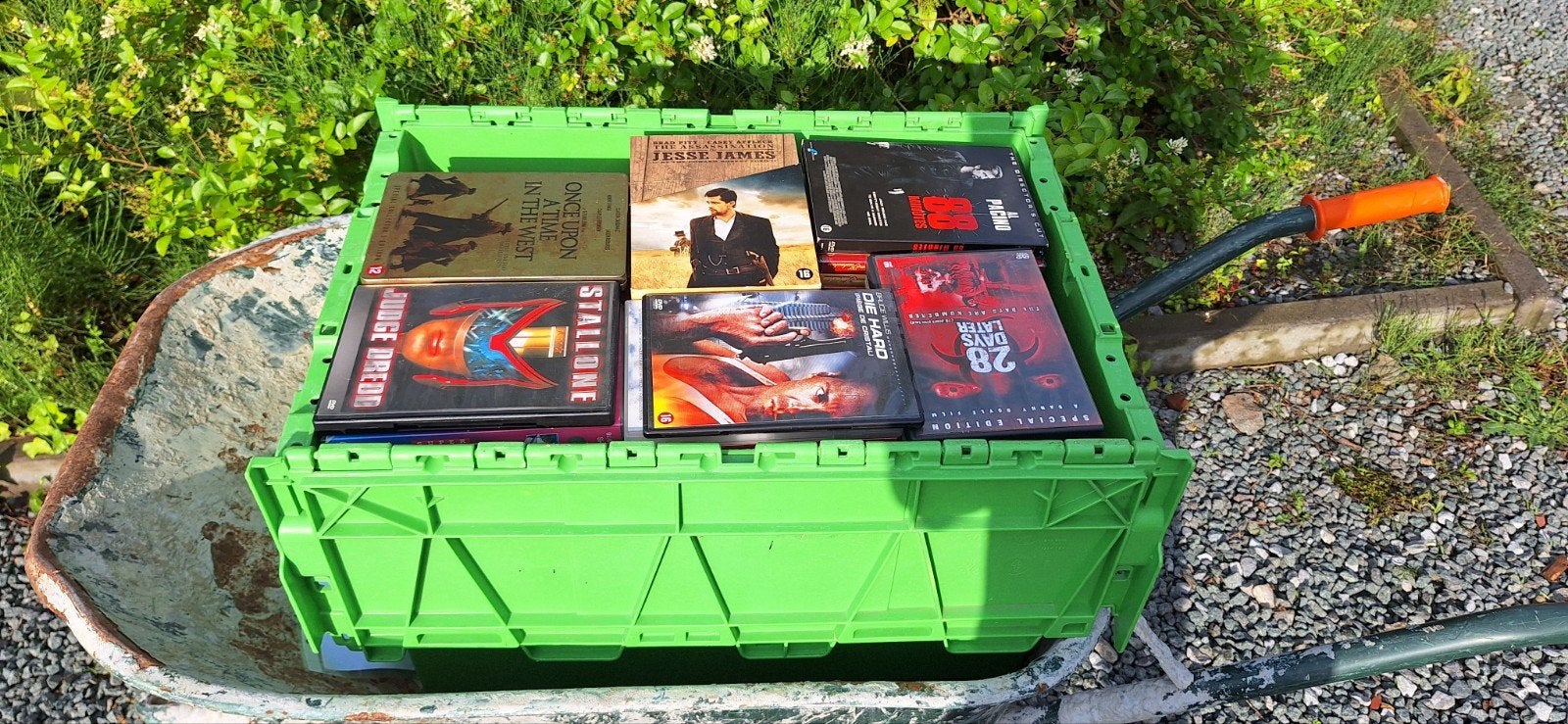 Dvd en fhs, Ophalen