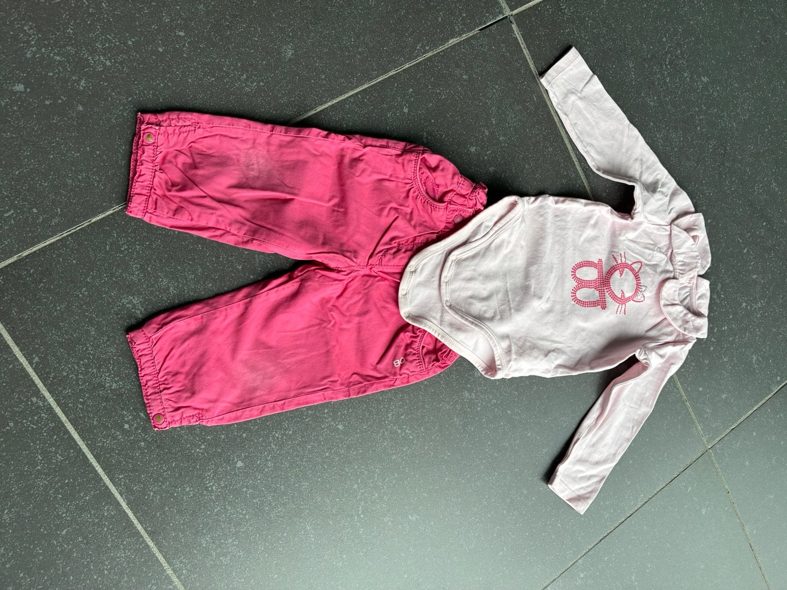 Set broek + body/shirt, Enfants & Bébés, Enlèvement, Utilisé, Ensemble