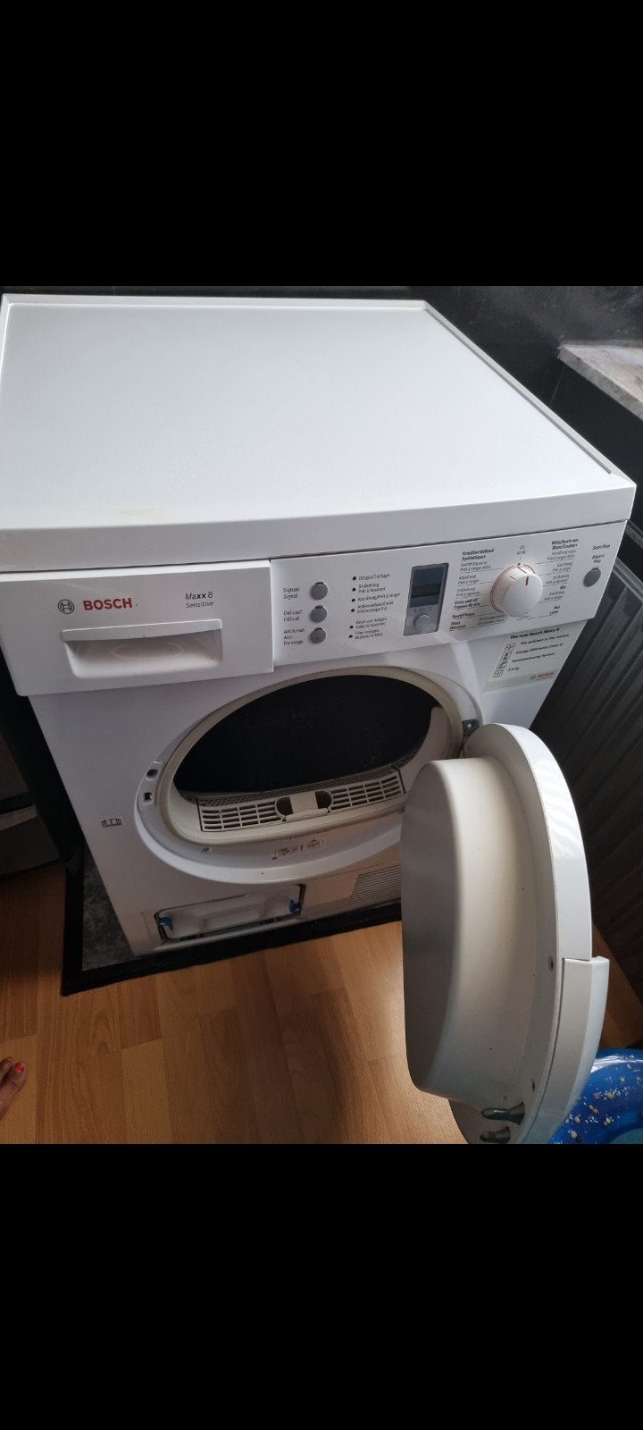 sèche linge bosh maxx 8 sensitive d une capacité de 8 kgs,, Electroménager, 8 à 10 kg, Enlèvement, Comme neuf, À condensation
