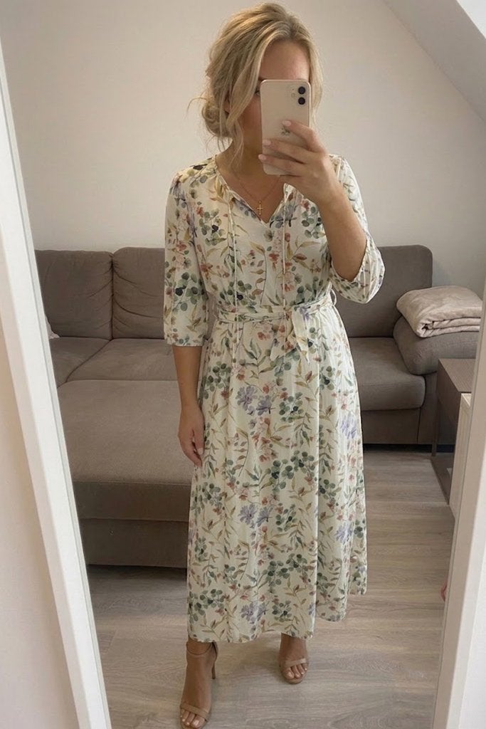 Lange jurk xxl van K-Design, K-design, Overige kleuren, Verzenden, Maat 46/48 (XL) of groter