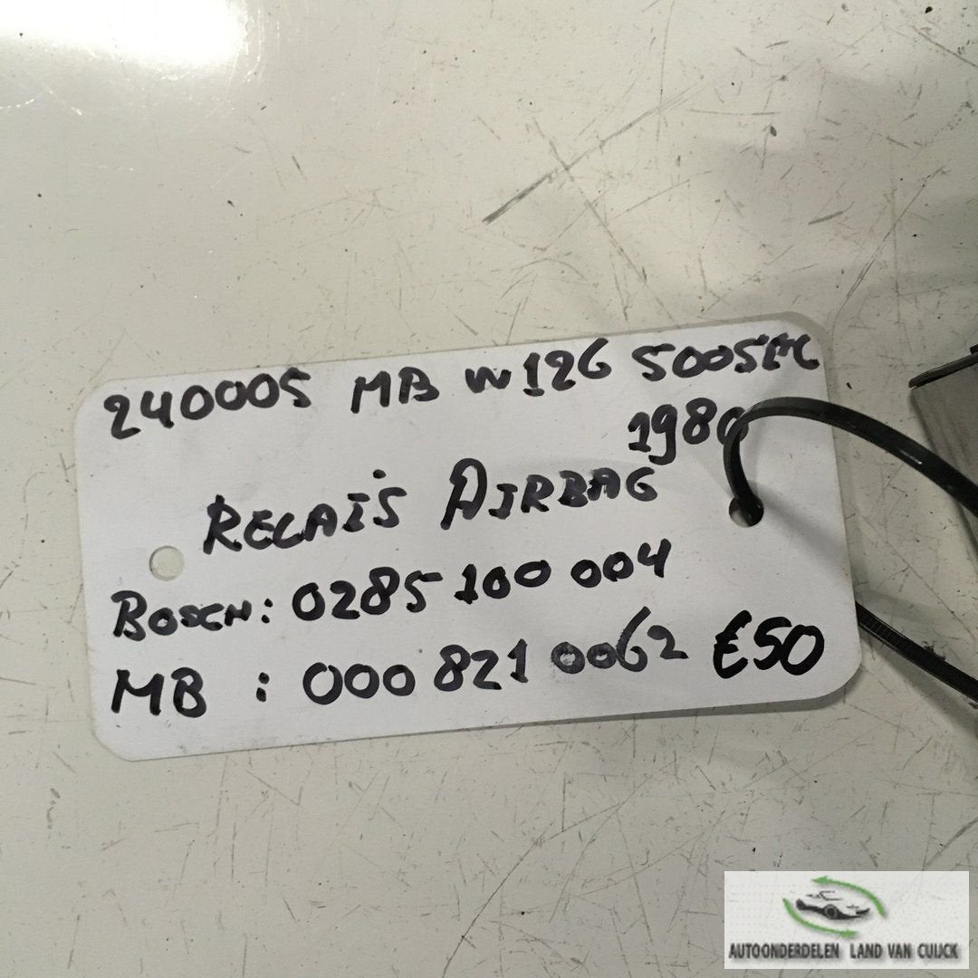 Mercedes W126 1980 500 SEL Airbag module 000 821 00 62, Auto-onderdelen, Gebruikt, -, -, Ophalen of Verzenden