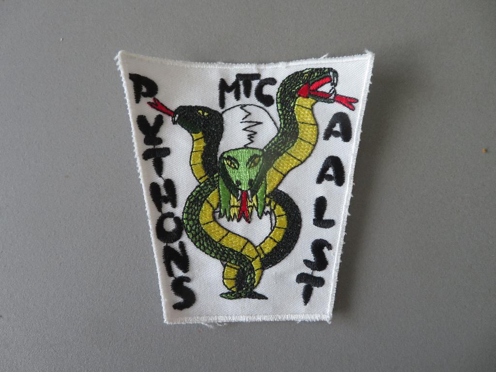 vintage patch Moto club MTC Pythons Aalst, Envoi, Comme neuf