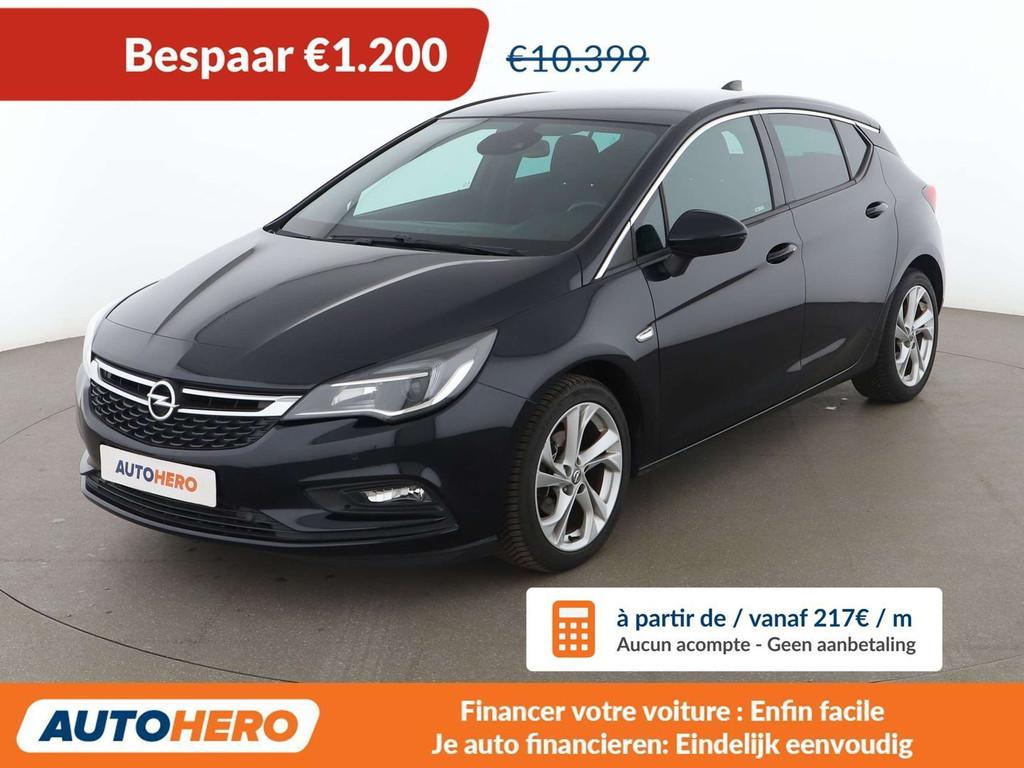 Opel Astra 1.4 SIDI Turbo Dynamic Start&Stop (bj 2017), Auto's, Opel, Voorwielaandrijving, Stof, Gebruikt, Zwart