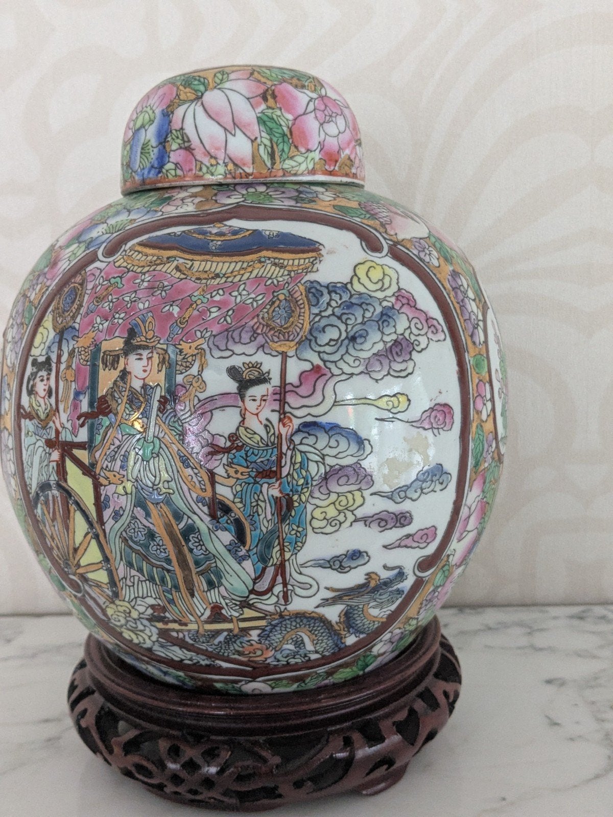 Porseleinen Chinese pot, Antiek en Kunst, Ophalen