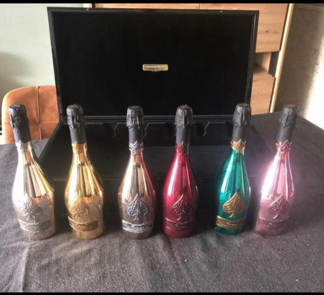 Armand de Brignac “Ace of Spades” collectie originele koffer, Ophalen, Zo goed als nieuw, Champagne