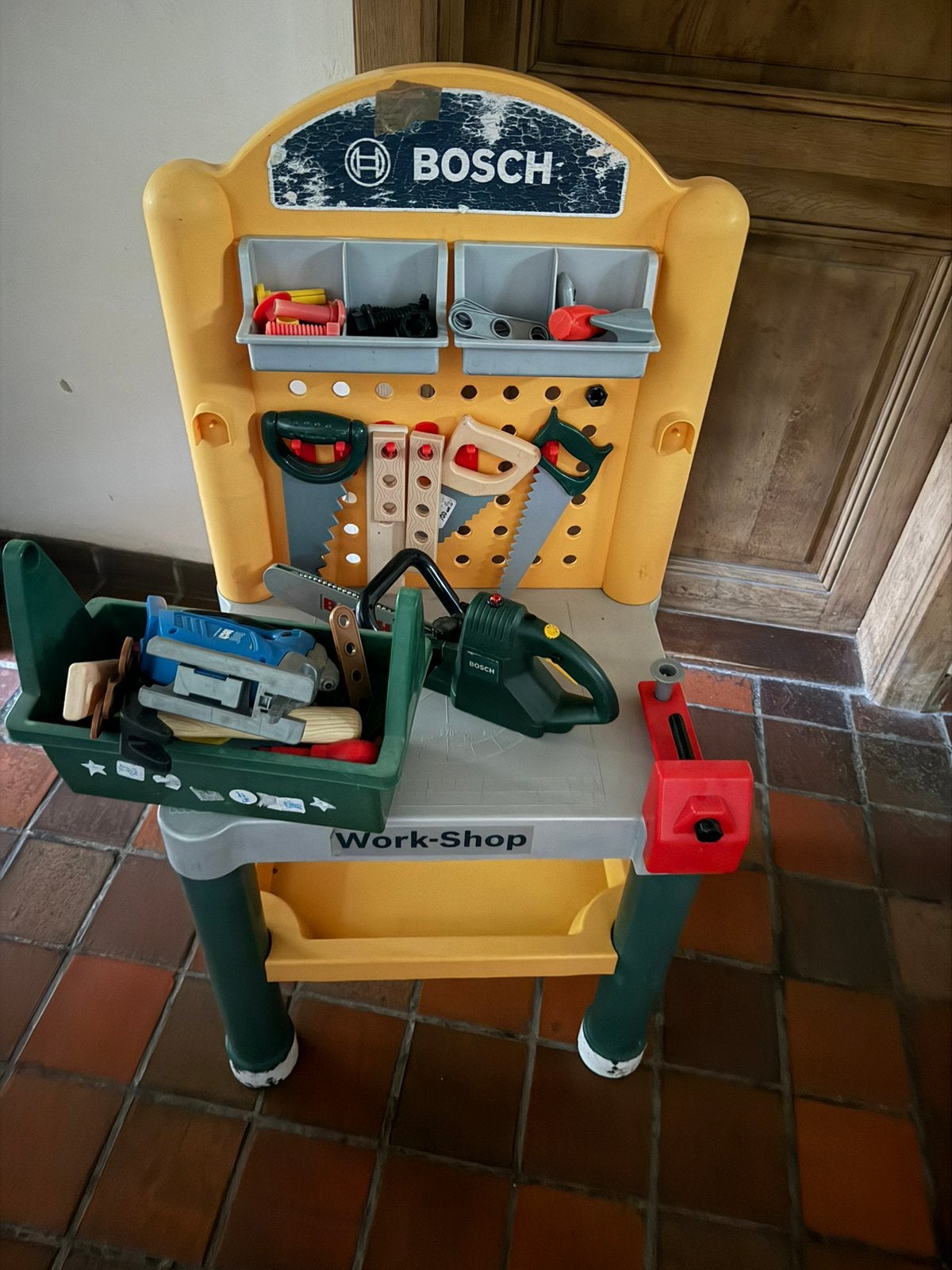 Werkbank Bosch voor kinderen, Ophalen, Zo goed als nieuw