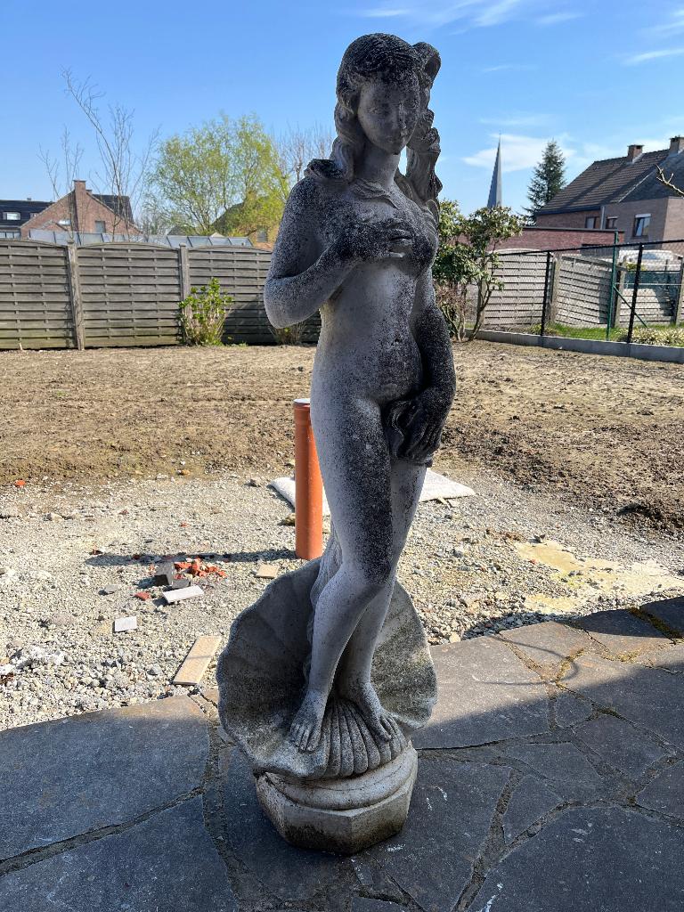 Tuinbeeld, Tuin en Terras, Ophalen, Gebruikt, Beton, Mensenbeeld
