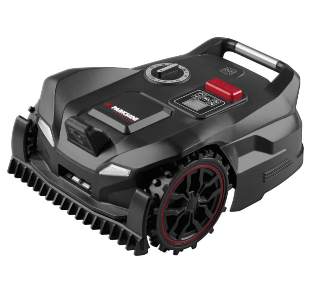 Robotmaaier + Zonnepaneel Nieuw, Jardin & Terrasse, Tondeuses robotisées, Neuf, 20 à 25 cm, Contrôlable via l'application, Enlèvement