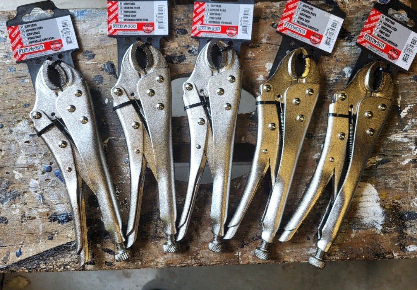 Griptang Steelwood - klemtang - vise grip - pijptang, Ophalen of Verzenden, Nieuw, Tang