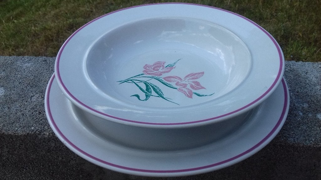Klassieke bediening aan tafel, Huis en Inrichting, Keuken | Servies, Zo goed als nieuw, Compleet servies, Overige stijlen, Ophalen