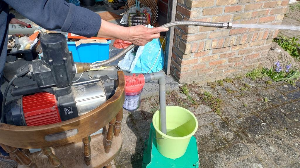 WATERPOMP ELEKTRISCH, Jardin & Terrasse, Pompes à eau, Comme neuf, Électrique, Autres types, Enlèvement