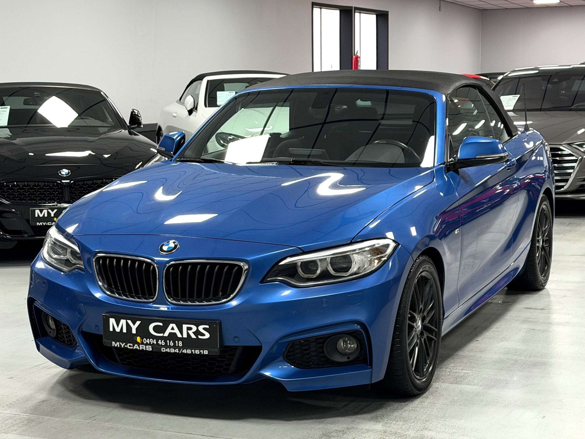 BMW 2 Serie 218 DA 150Cv Cabriolet Pack-M Sport Full Options, Autos, 116 g/km, Entreprise, Cabriolet, Alcantara