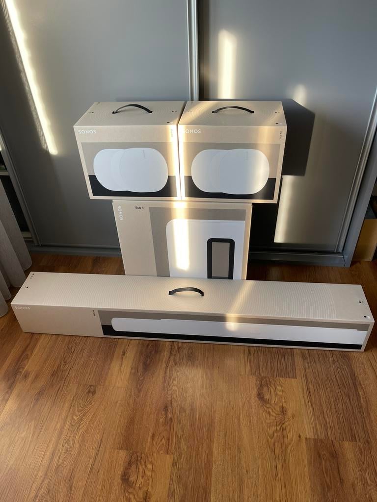 Kit Surround Sonos (Arc Ultra, Sub 4 et 2 Era 300), TV, Hi-fi & Vidéo, Enlèvement ou Envoi, Neuf