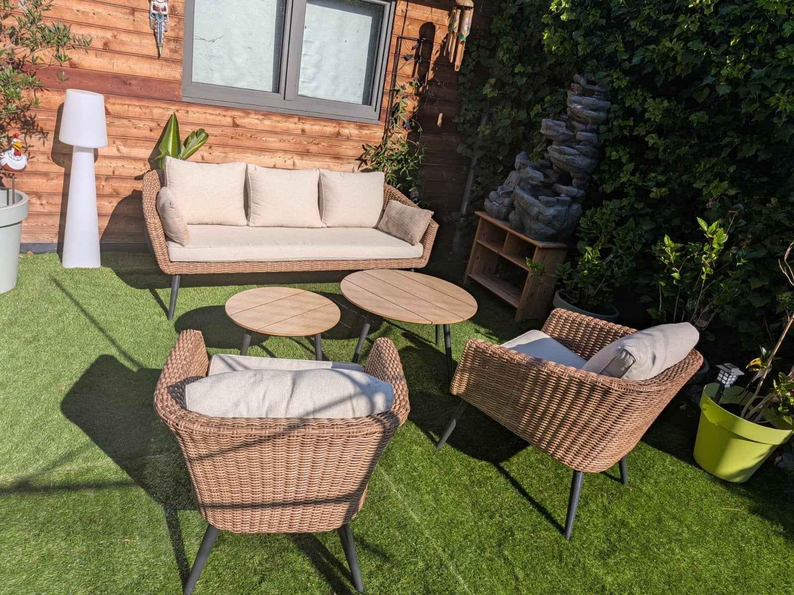 5delig Lounche set als nieuw!!, Tuin en Terras, Ophalen, Bank