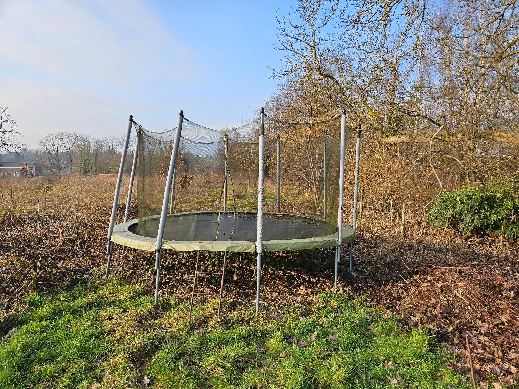 Trampoline, Kinderen en Baby's, Speelgoed | Buiten | Trampolines, Ophalen, Gebruikt