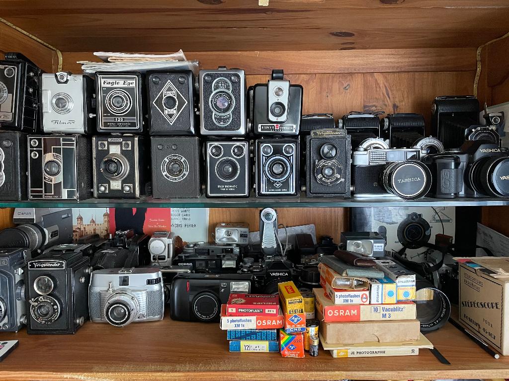 Verkoop collectie oude fototoestellen, Verzamelen, Foto-apparatuur en Filmapparatuur, Ophalen, 1960 tot 1980, Fototoestel