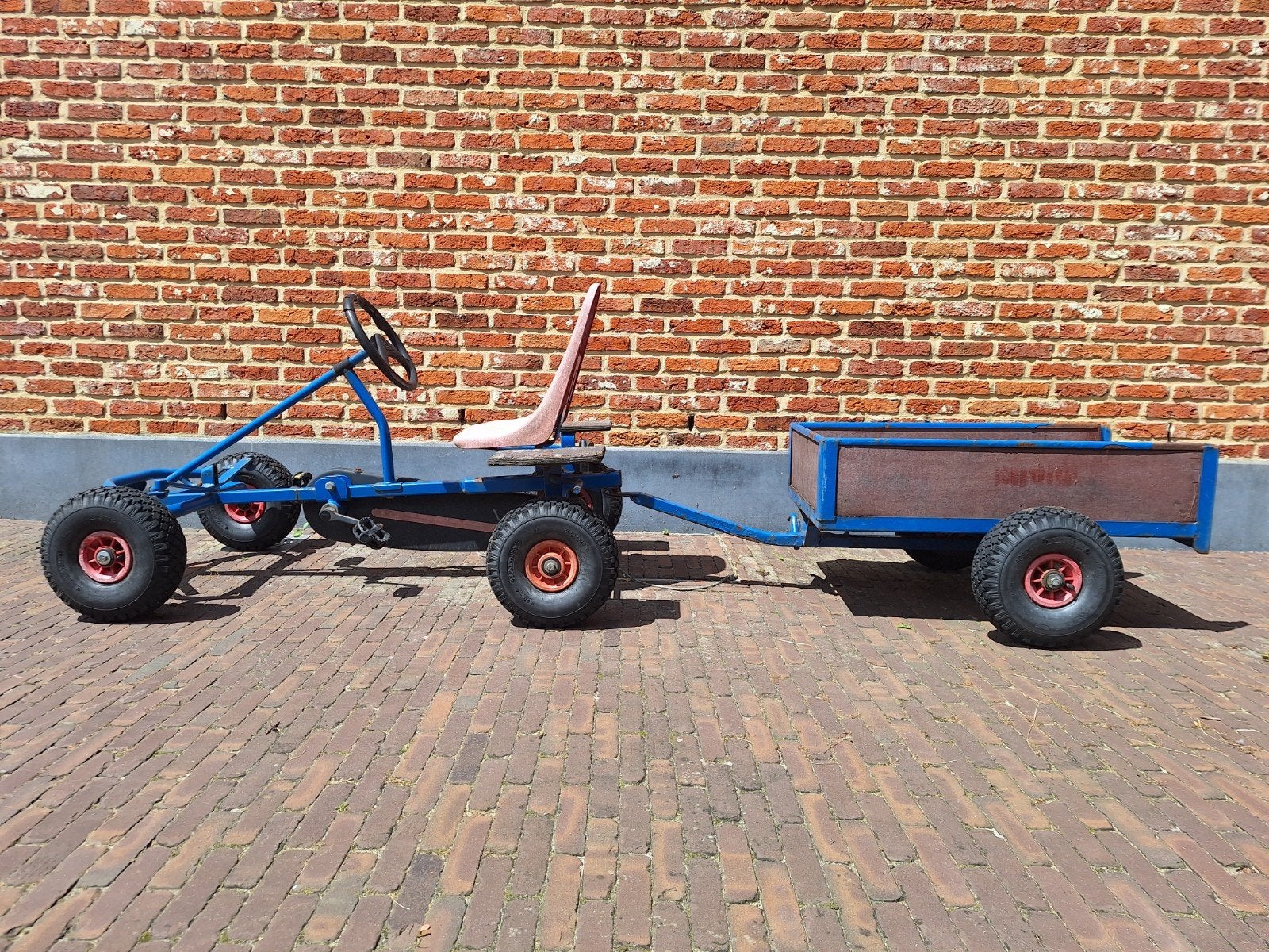 Berg gocart en kar, Ophalen, Berg