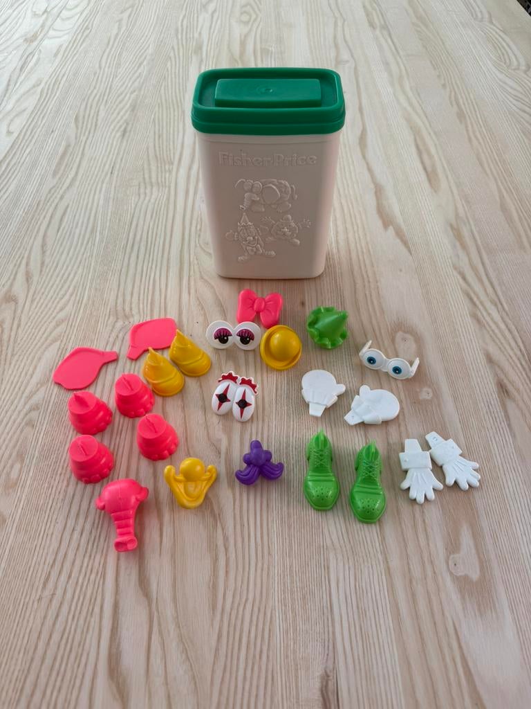 Vintage Fisher-Price speelset 1980, Kinderen en Baby's, Speelgoed | Fisher-Price, Ophalen, Gebruikt, Speelset