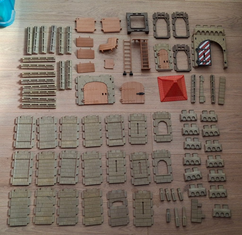 PLAYMOBIL GEOBRA pieces chateau fort, Enlèvement ou Envoi, Utilisé, Playmobil en vrac