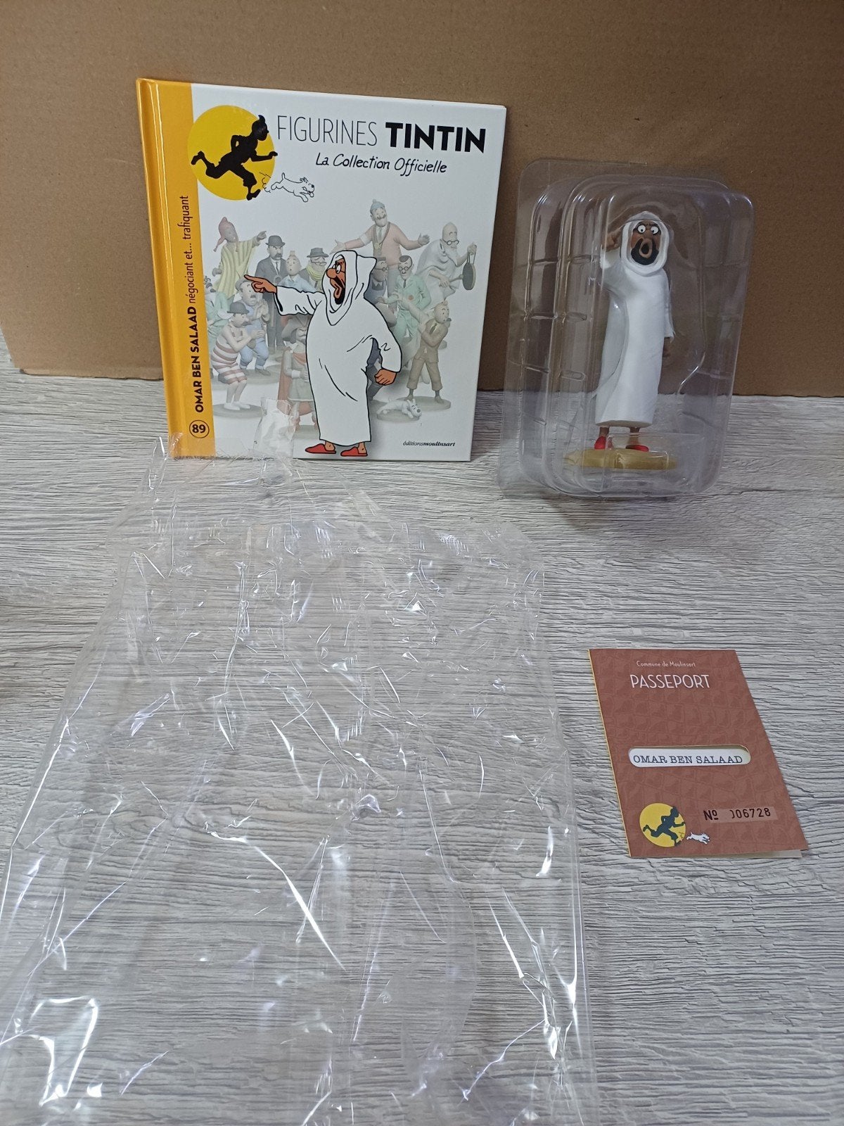 Figurine Omar Ben Salaad 89 Tintin, Enlèvement ou Envoi, Tintin, Comme neuf, Statue ou Figurine