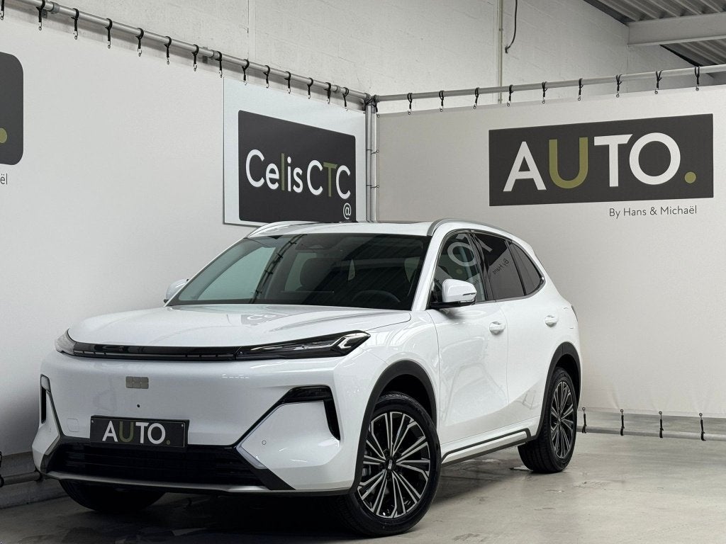 Geely Starray EM-i Max+ TOPUITVOERING – 29,8 kWh – 136 KM EL, Auto's, Overige Auto's, Dealer onderhouden, Wit, Leder, 5 zetels
