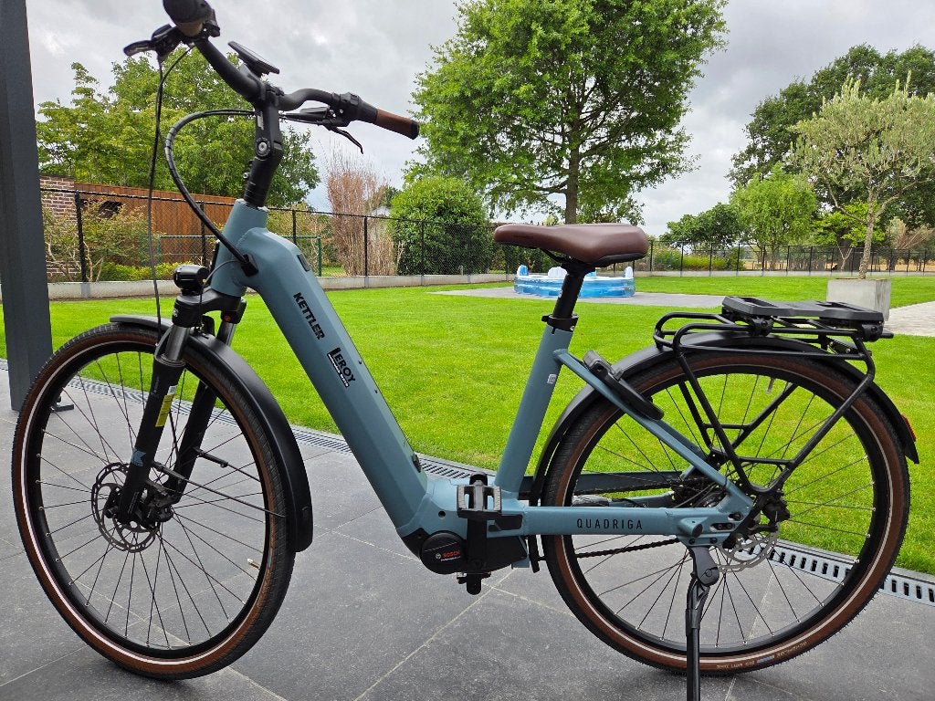 E- bike dames fiets kettler, met bosch motor 625 w, (Extra) lage instap, 47 tot 50 cm, Zo goed als nieuw, Schijfrem