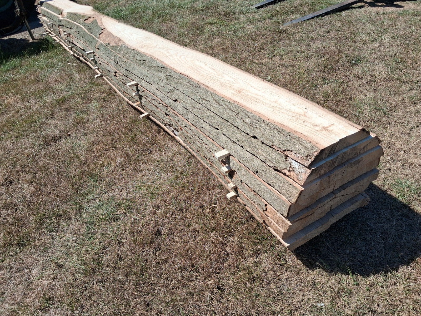 es houten balken, Tuin en Terras, Ophalen, Balken