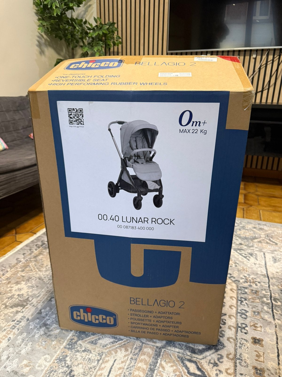 CHICCO Bellagio 2 Lunar Rock kinderwagen - NIEUW, Ophalen, Nieuw, Kinderwagen