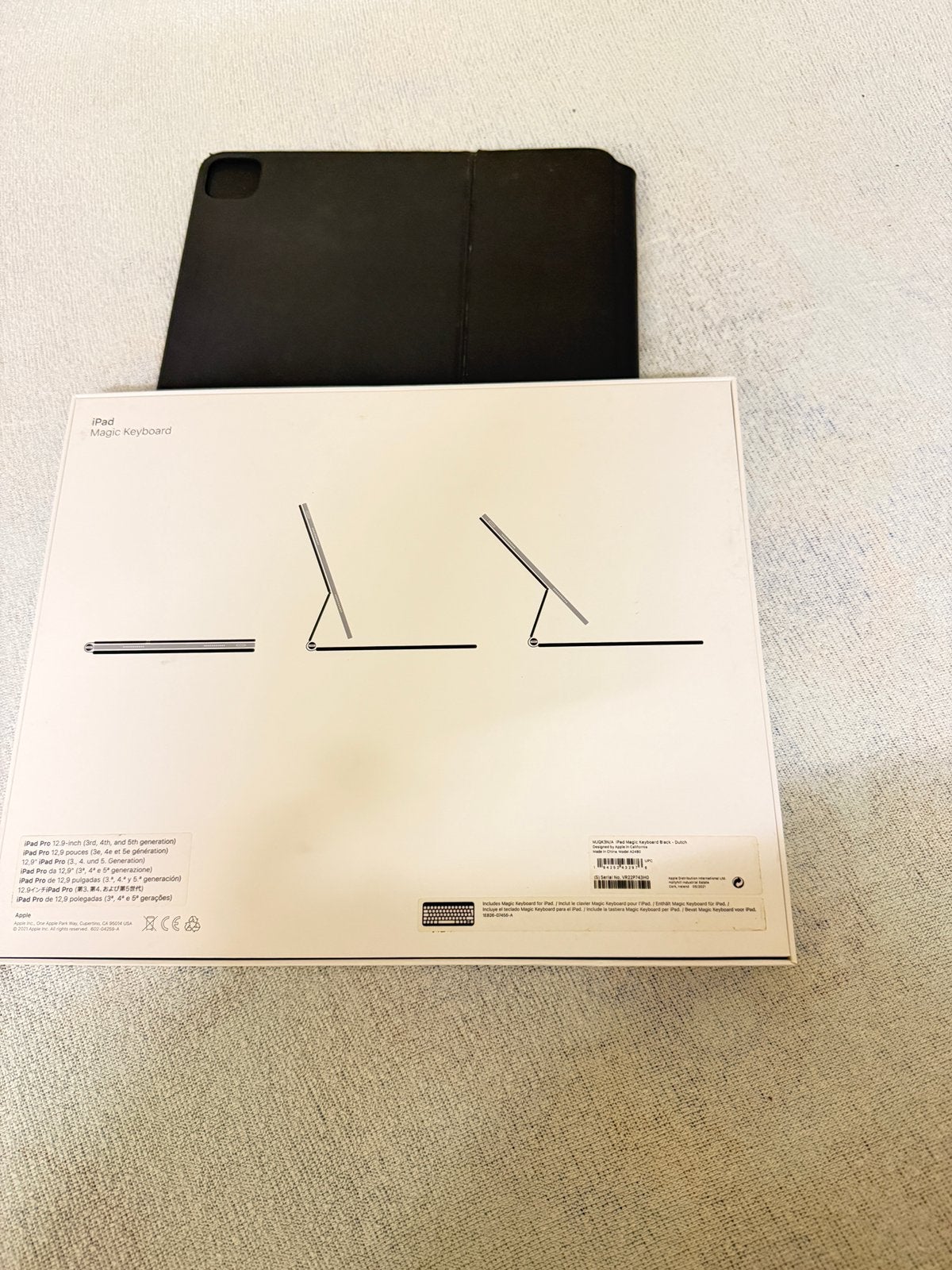Apple Magic Keyboard voor ipad pro 12,9” & ipad air 13”, 13 pouces ou plus, Comme neuf, Enlèvement, Apple iPad Pro