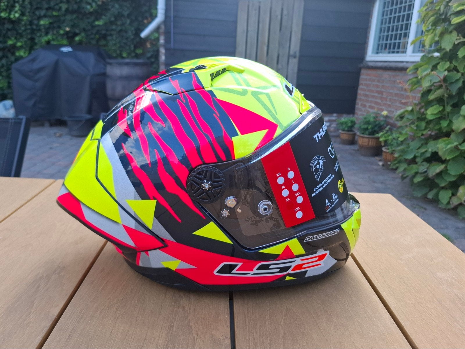 NIEUW LS2 FF805 Thunder GP Aero Carbon ALDEGUER XL, Femmes, XL, Casque intégral, Enlèvement