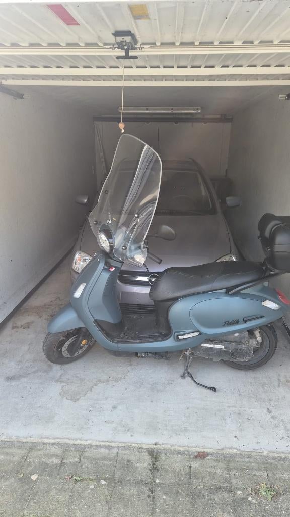Sym fiddle 4 scooter zo goed als nieuw + extra's, Vélos & Vélomoteurs, Scooters | SYM, Comme neuf, Classe B (45 km/h), Enlèvement