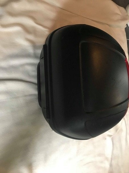 GIVI E41 Keyless zijkoffers+koffer schade aan de linkerzijde, Enlèvement